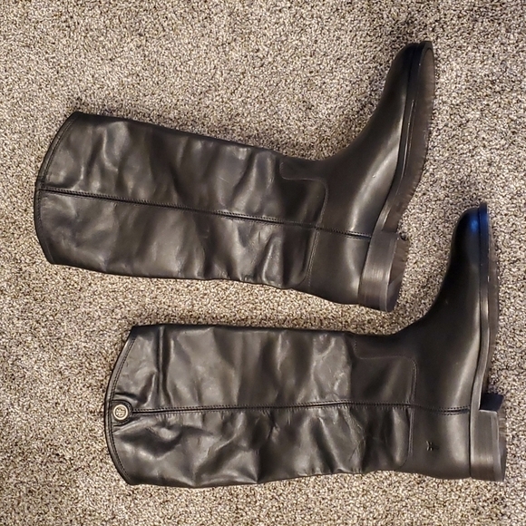 SoldFRYE Melissa 3 Button 2 Riding knee length Tall boots shoes combat sz 6 - Picture 5 of 12